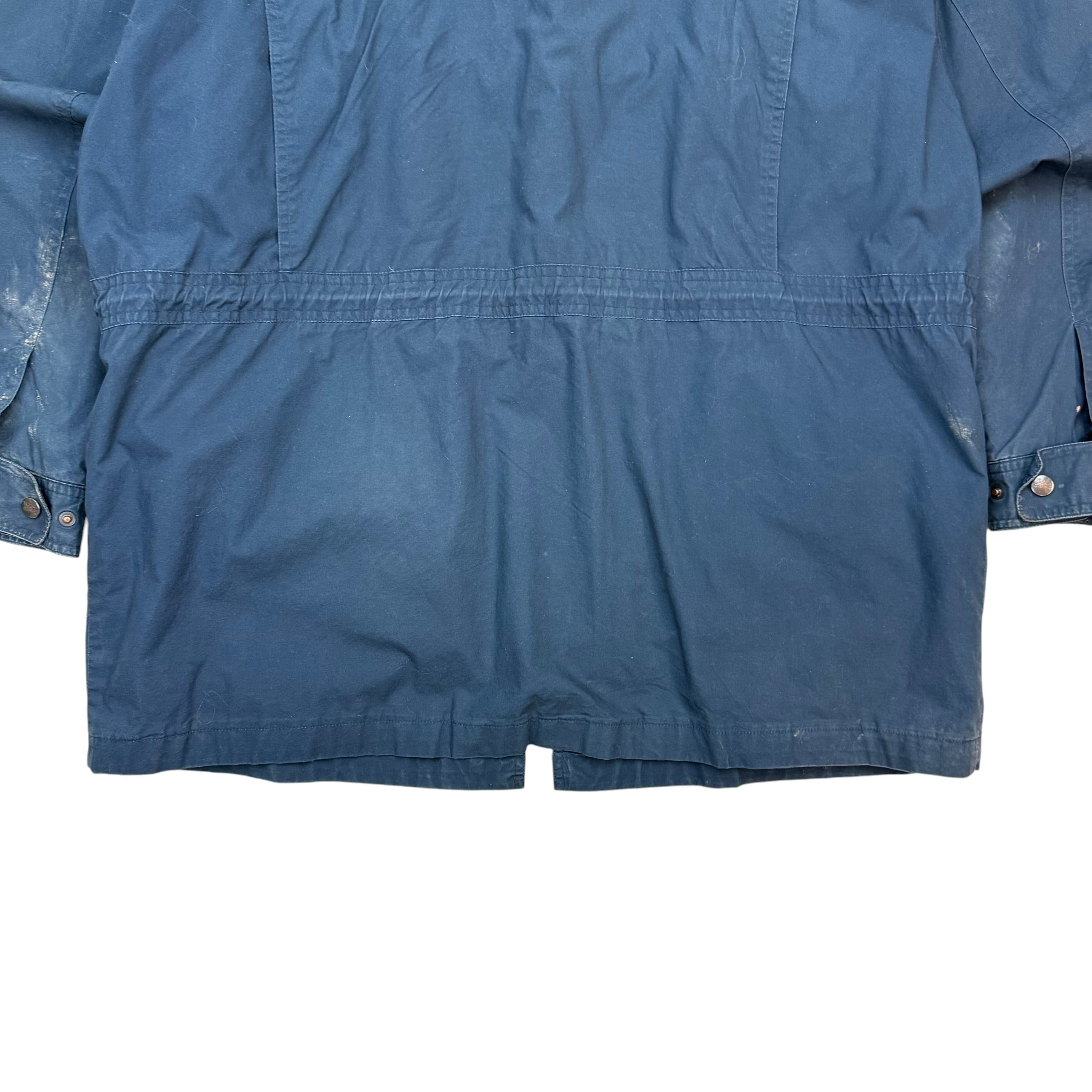 Vintage Burberrys Of London Long Jacket Navy Blue