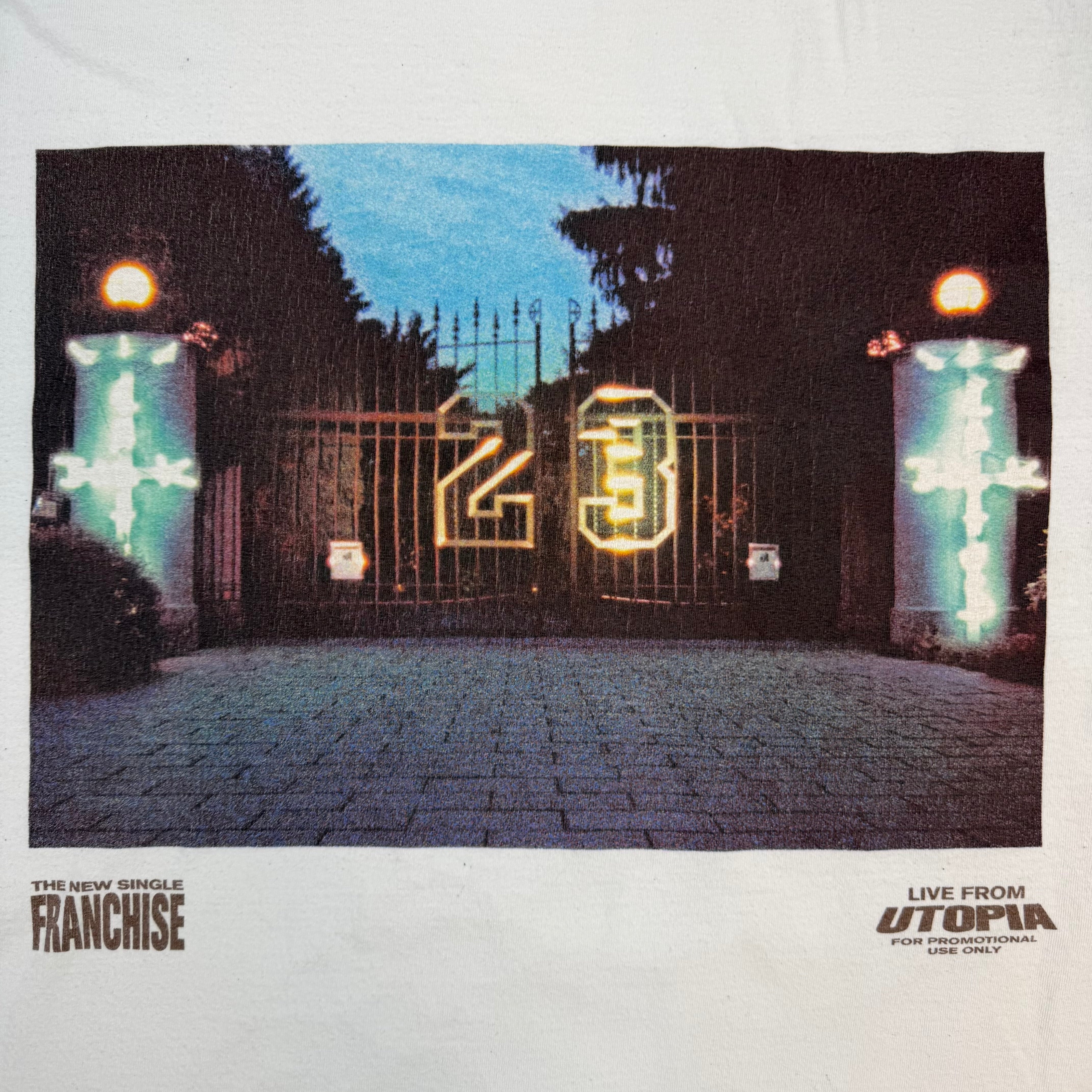 Travis Scott Cactus Jack Franchise Gates Tee White