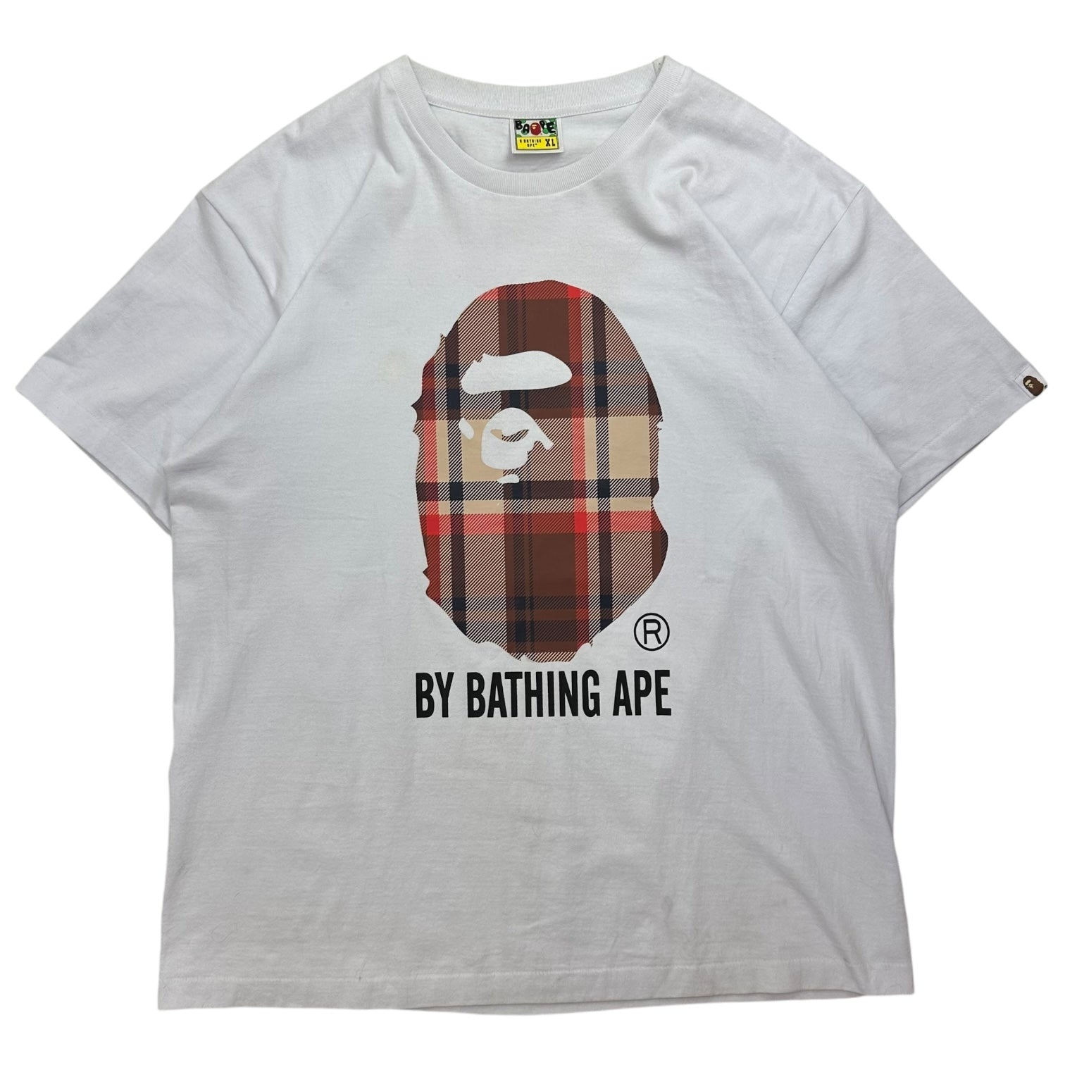 Bape Nova Check By A Bathing Ape Tee White