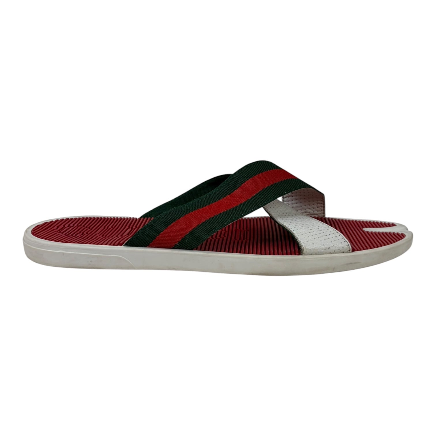 Gucci Web Slide Red