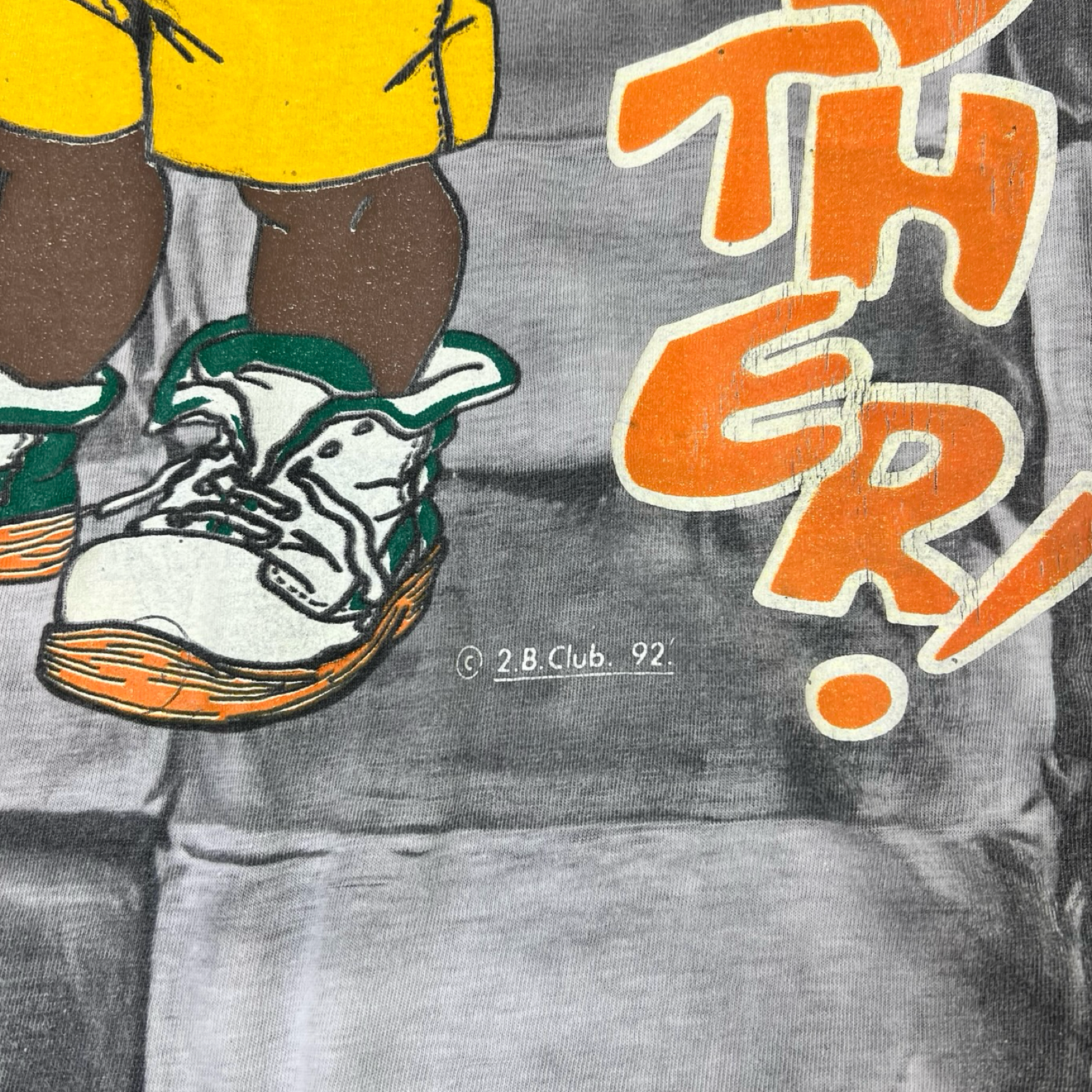 Vintage 1992 Afrocentric Yo! Brother! Hip-Hop Cartoon T-Shirt