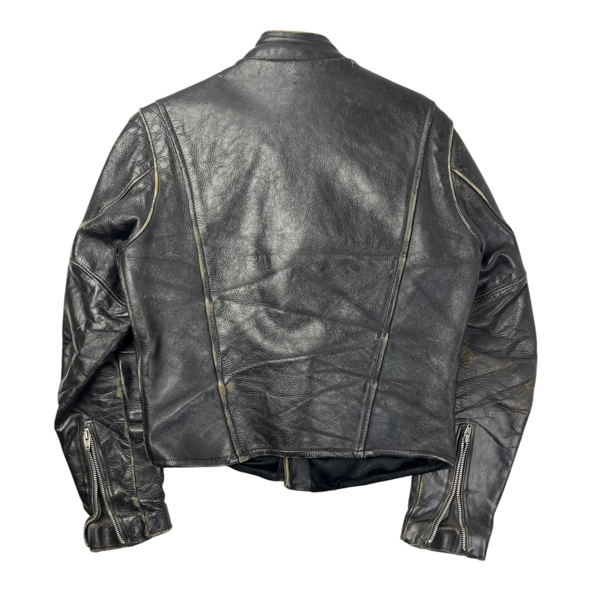 Vintage Motor Biker Leather Jacket