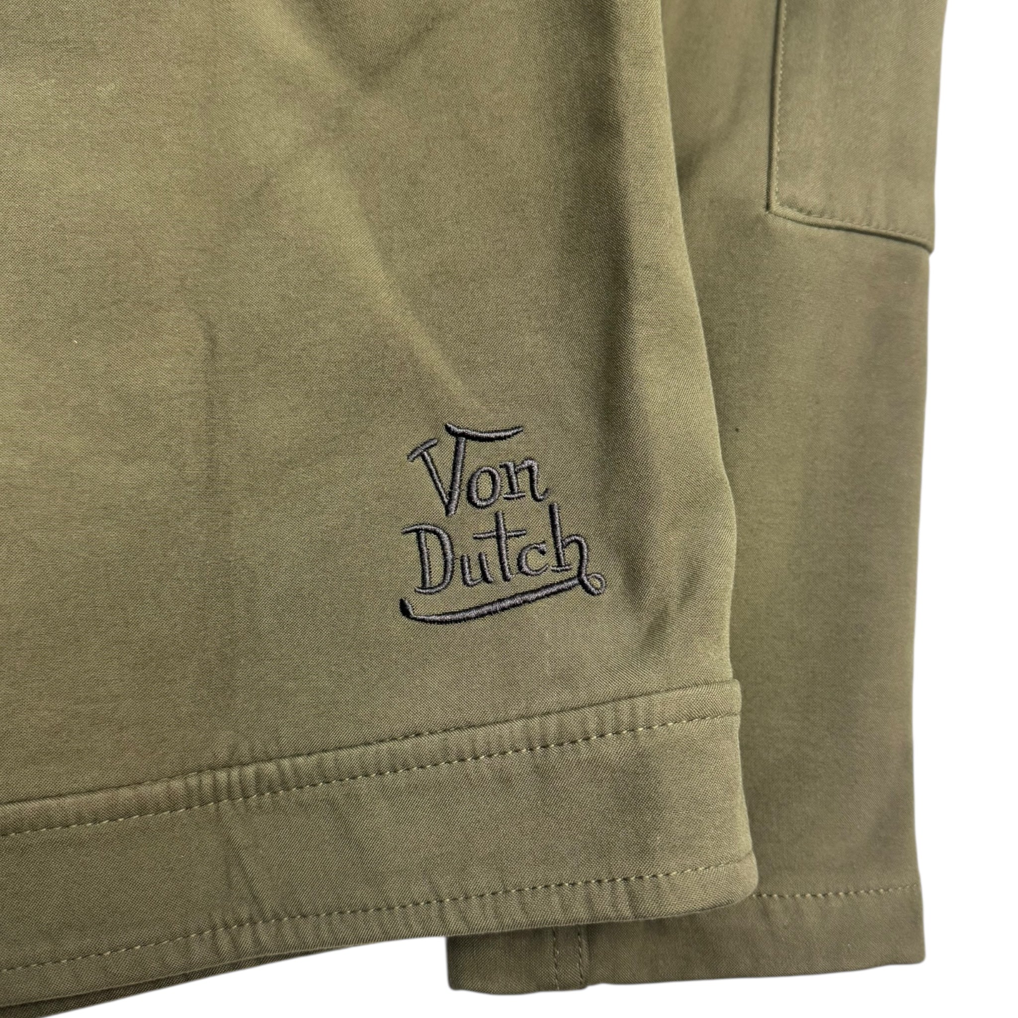 Y2K Von Dutch Double Layer Hooded Zip Sweatshirt