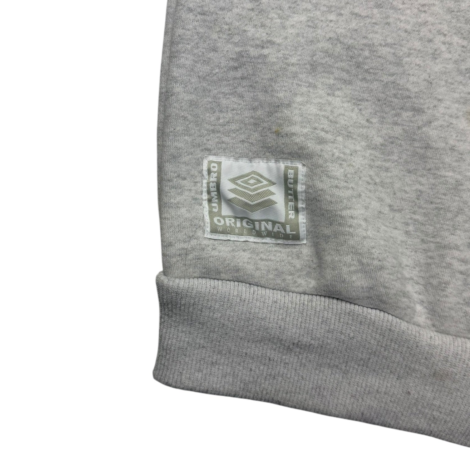 Butter Goods x Umbro Diamond Logo Crewneck Sweatshirt Ash Grey