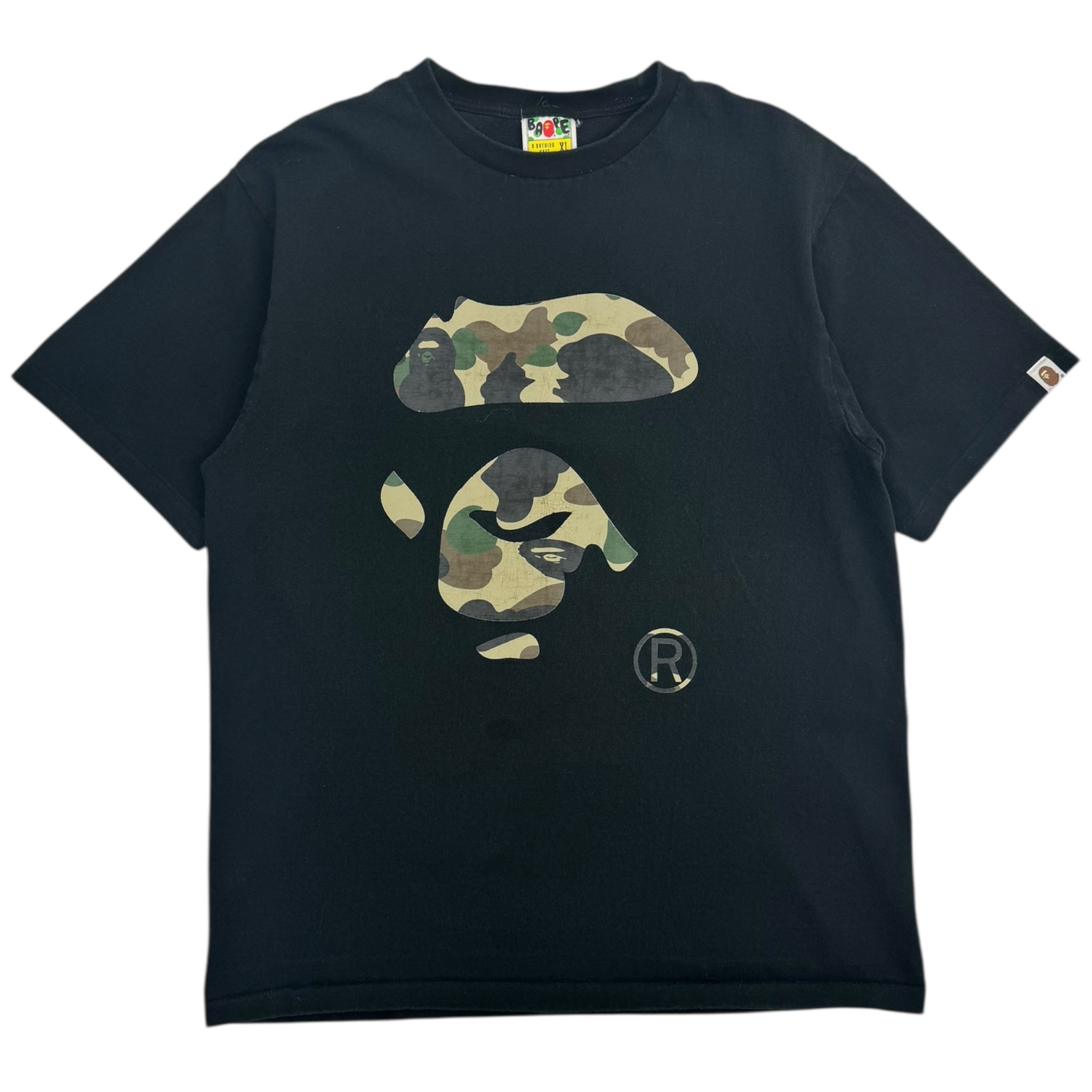 Bathing Ape Camo Ape Face T-Shirt