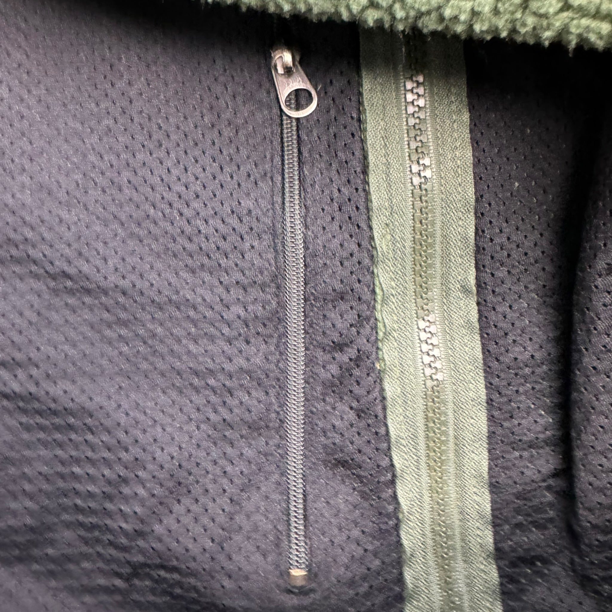 Vintage Green MEC Tech Zip Fleece