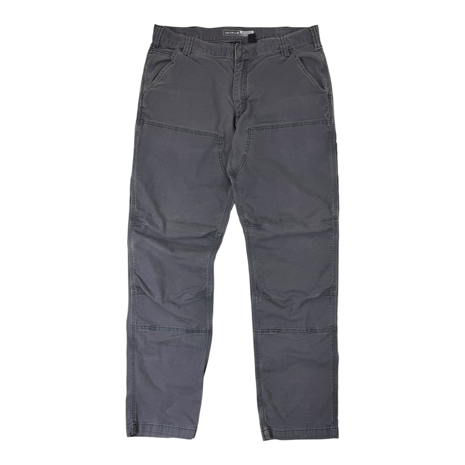Carhartt Relaxed Double Knee Work Pants Grey