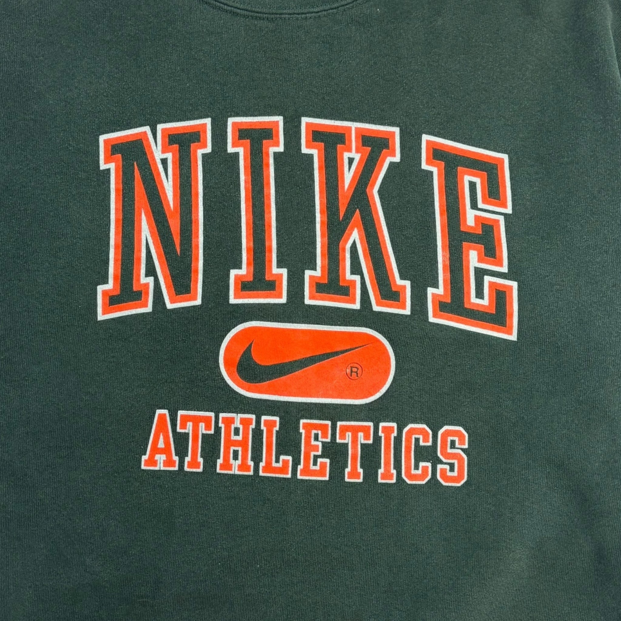 Vintage Nike Athletics Crewneck Green