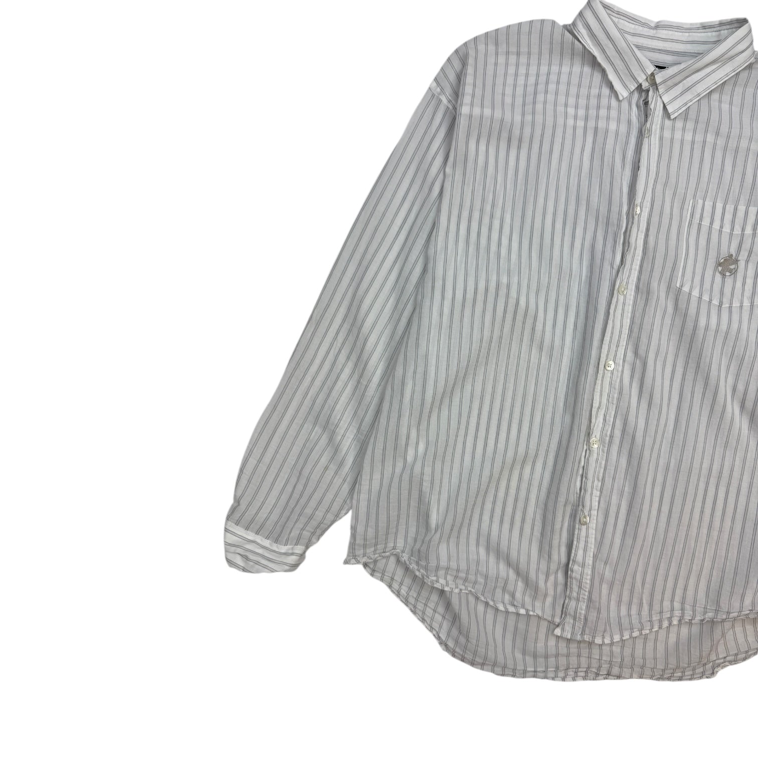 Stüssy Classic Striped Shirt White