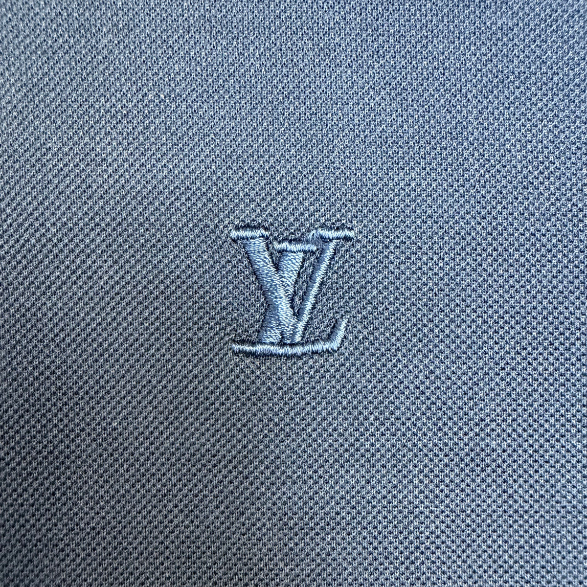 Louis Vuitton Embroidered Polo Blue