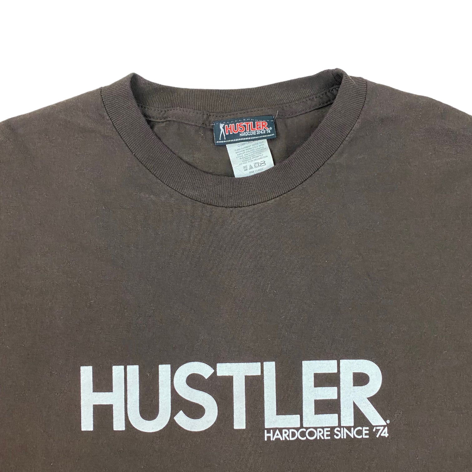 Vintage Hustler T-Shirt Brown