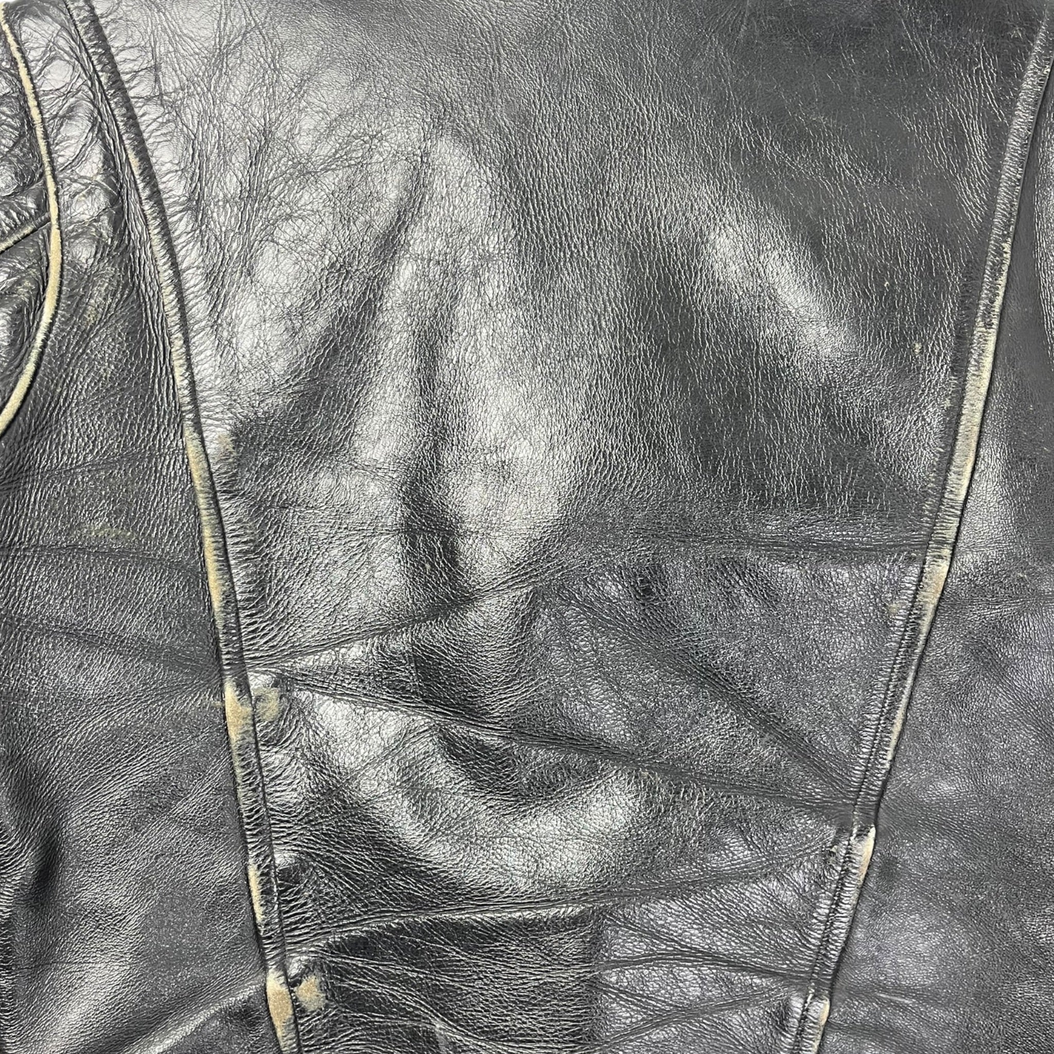 Vintage Motor Biker Leather Jacket