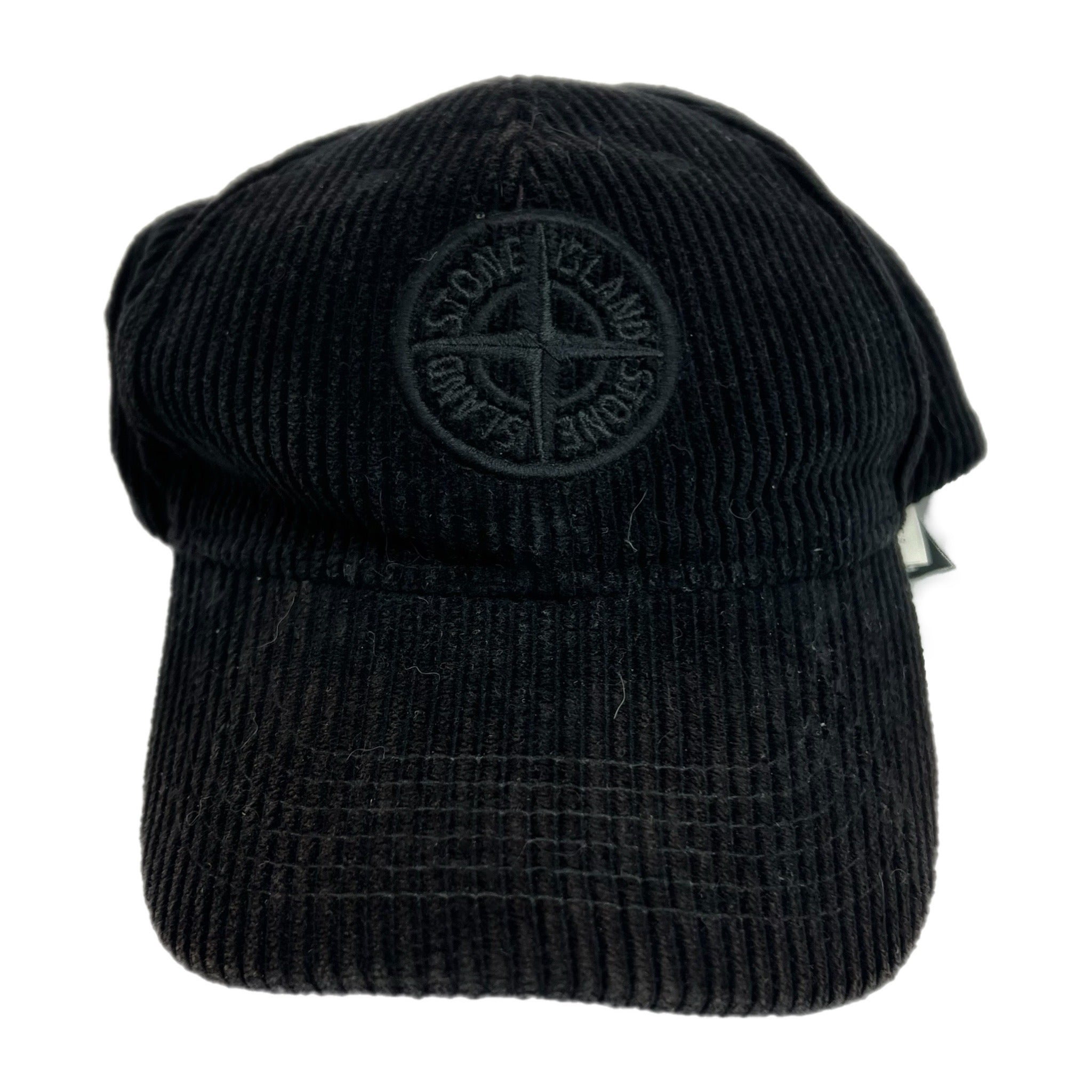 Stone Island Compass Logo Embroidered Corduroy Hat