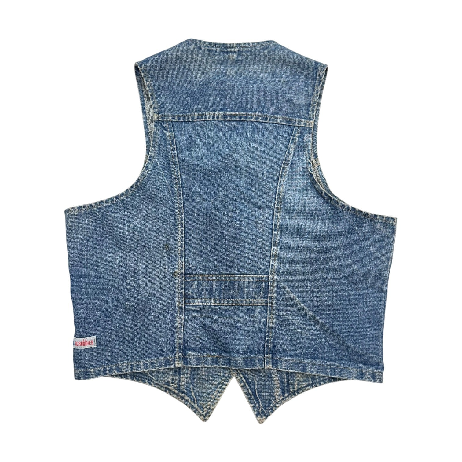 (W) Vintage GWG Denim Vest Medium Wash