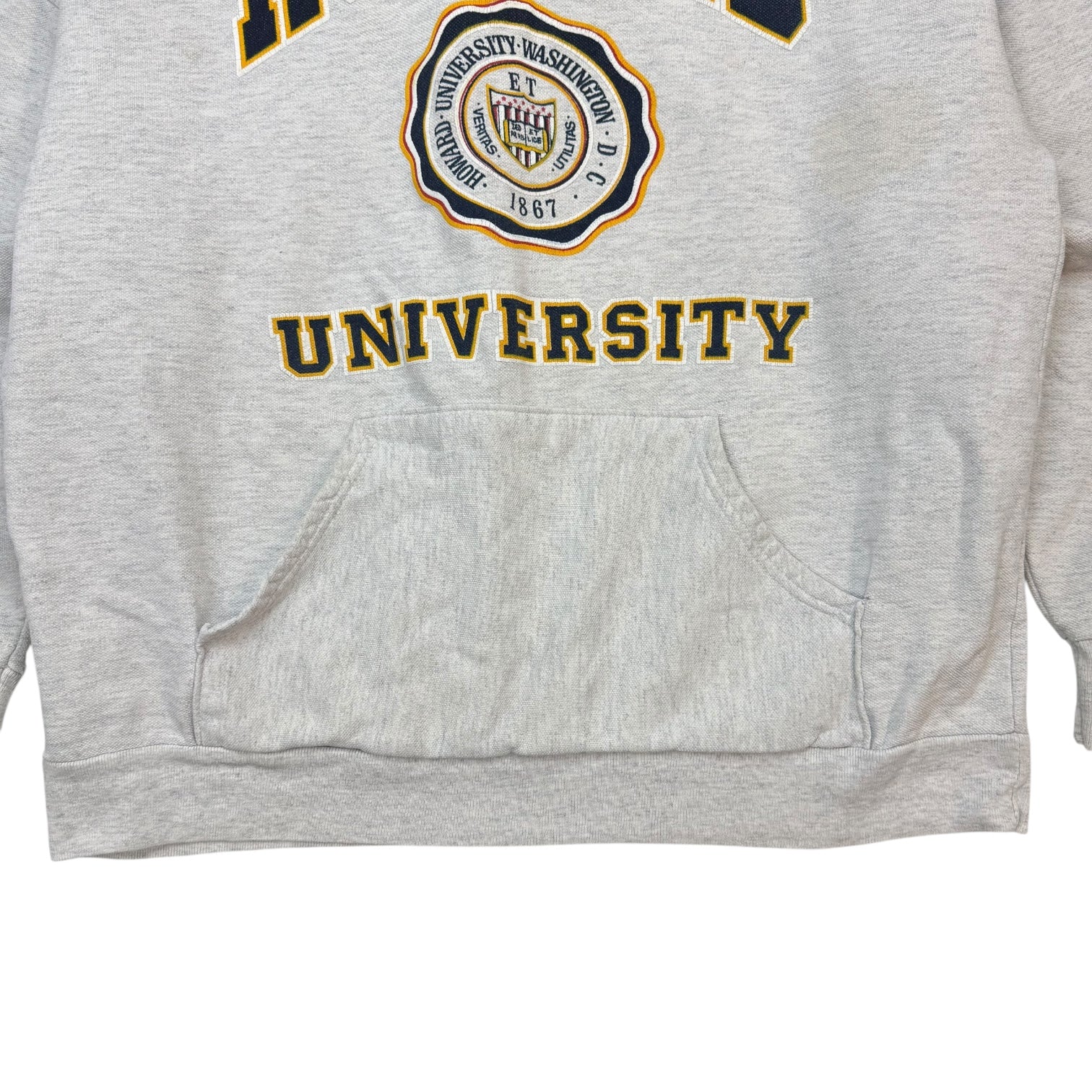 Vintage Howard University Hoodie Grey