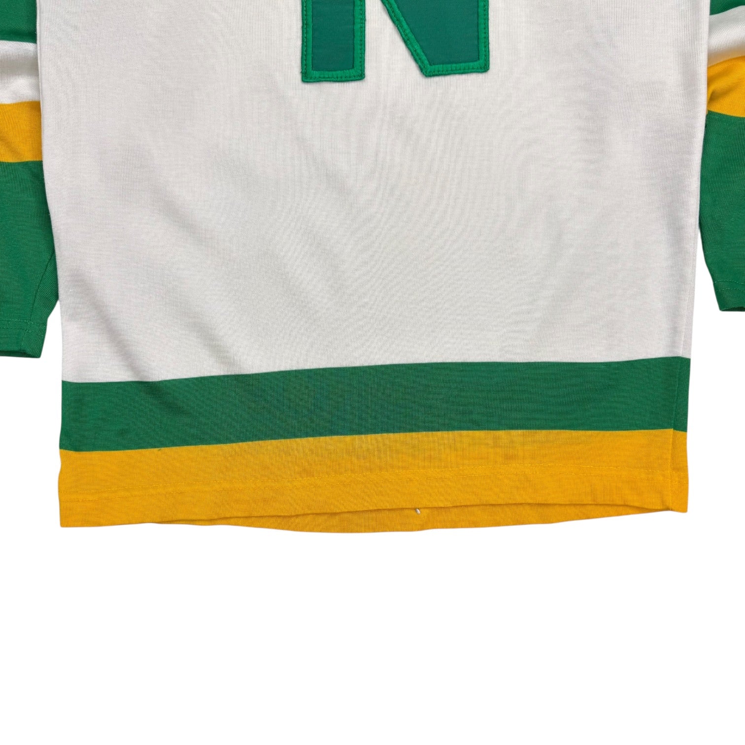 Vintage Sandow Minnesota North Stars Away Jersey White/Green