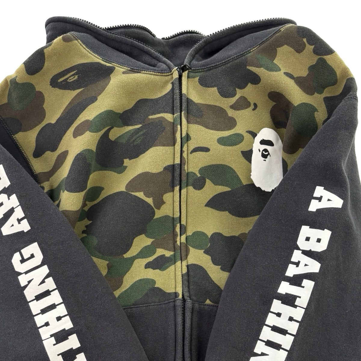 BAPE Happy New Year 1st Camo Full-Zip Hoodie Black