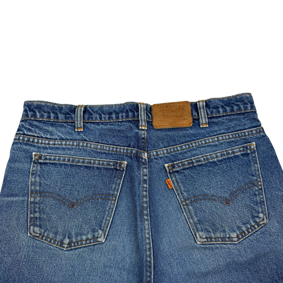 Vintage Levi’s 619 Orange Tab Jeans Blue