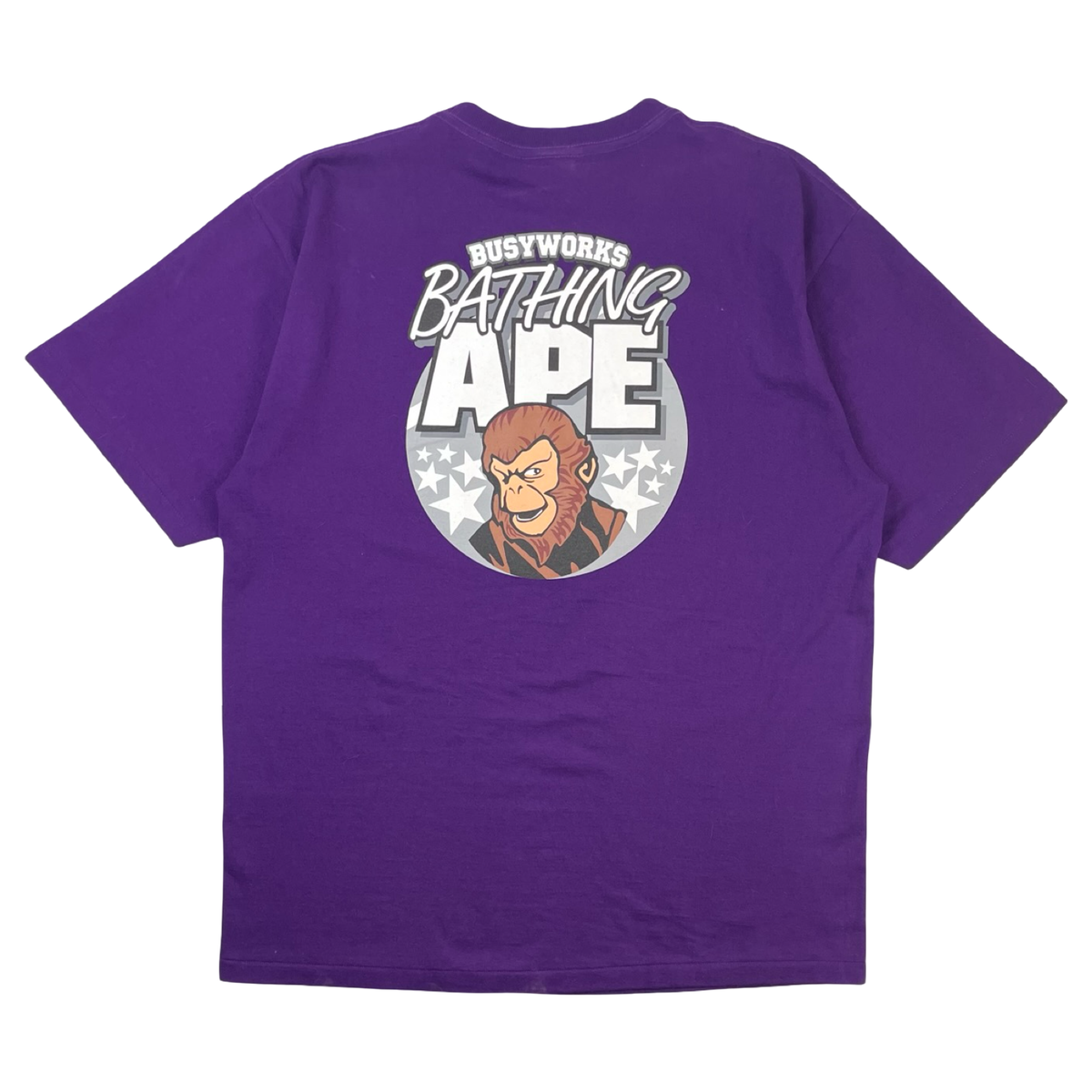 BAPE Ape Graphic T-Shirt Purple