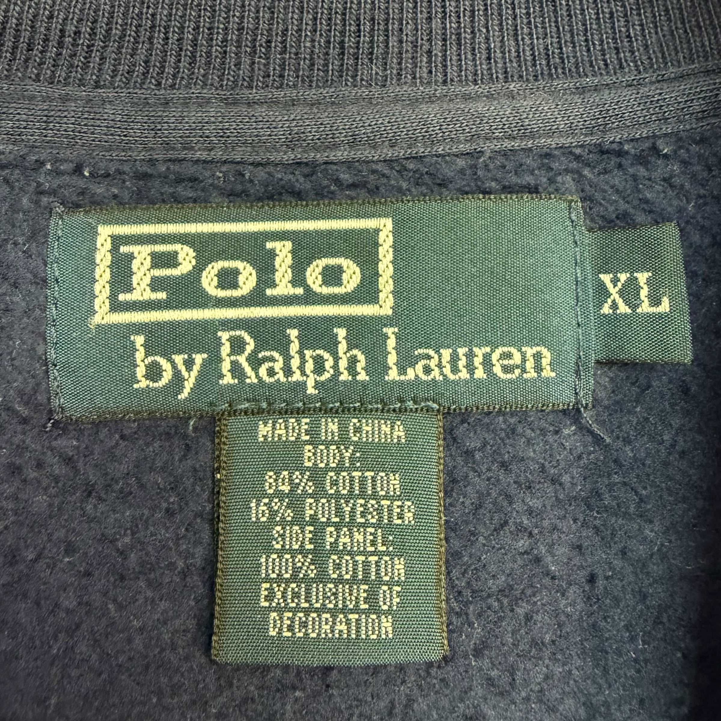 Vintage Polo Ralph Lauren Big Pony Track Jacket Navy