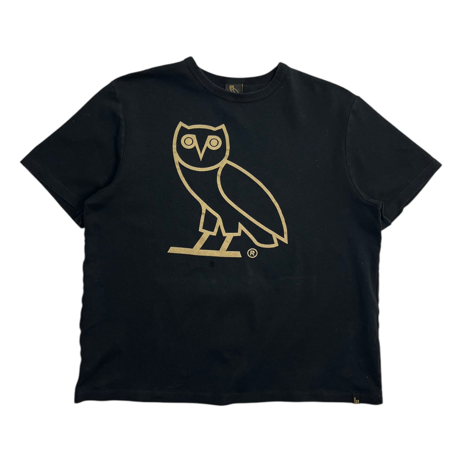 OVO Golden Owl Tee Black