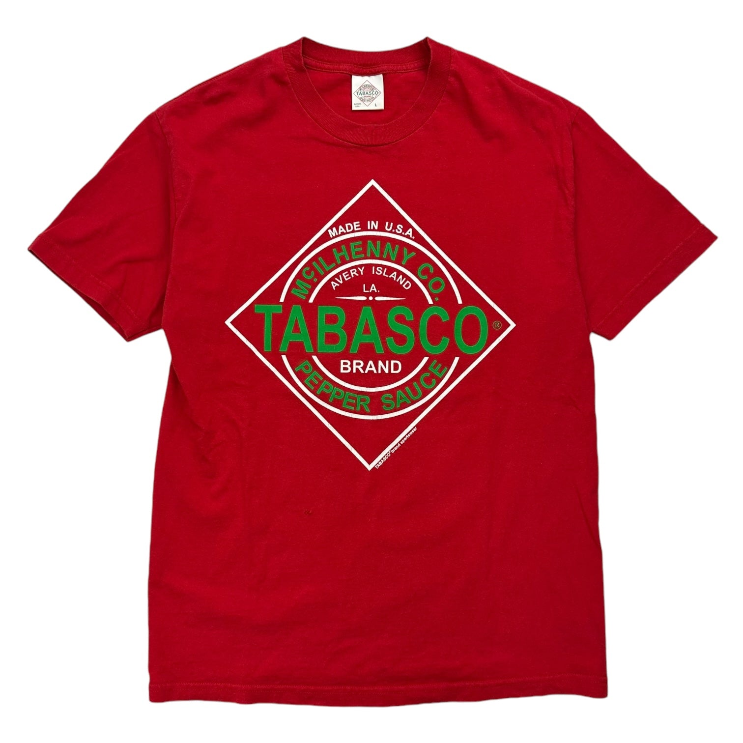 Vintage Tabasco Brand Sportswear Tee Red