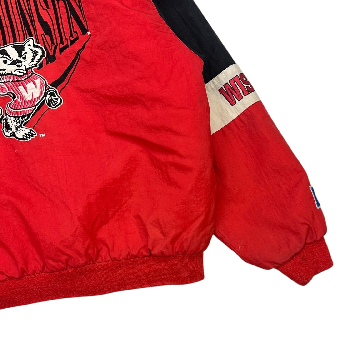 Vintage Nutmeg Wisconsin Badgers Jacket Red
