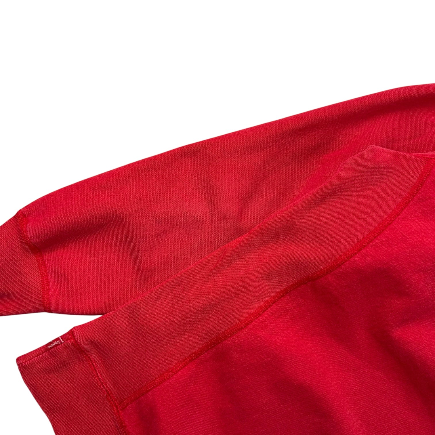 Supreme Metallic Arc Logo Hoodie Red