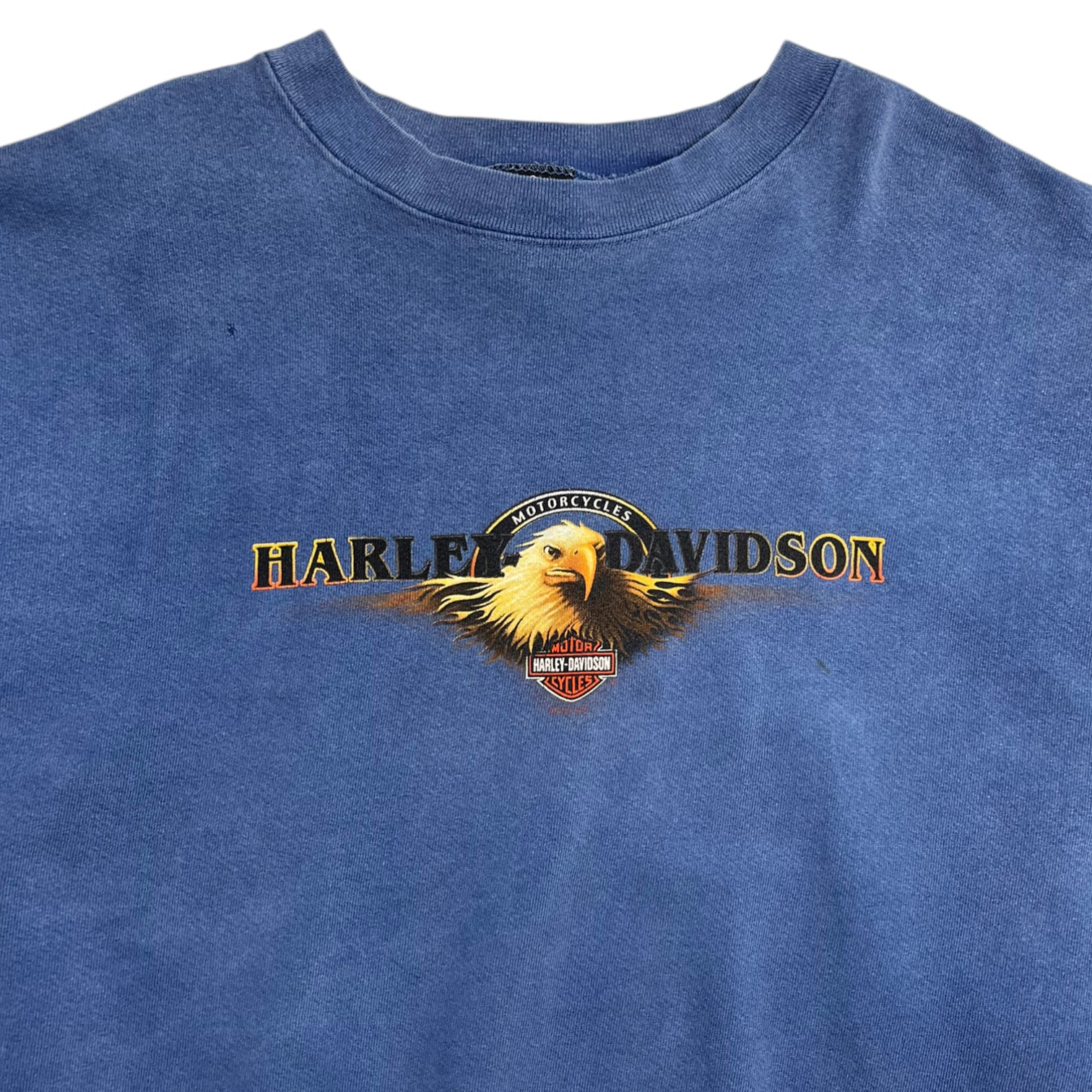 Vintage Harley Davidson Black Falls Sweater Blue