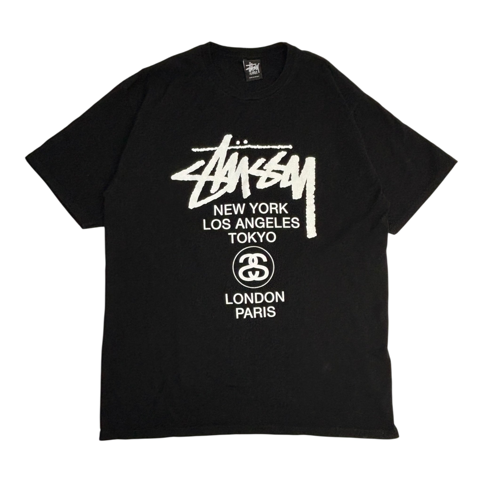 Stussy World Tour T-Shirt Black