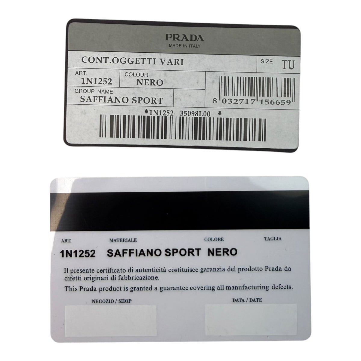 Prada Saffiano Leather IPod Case Black