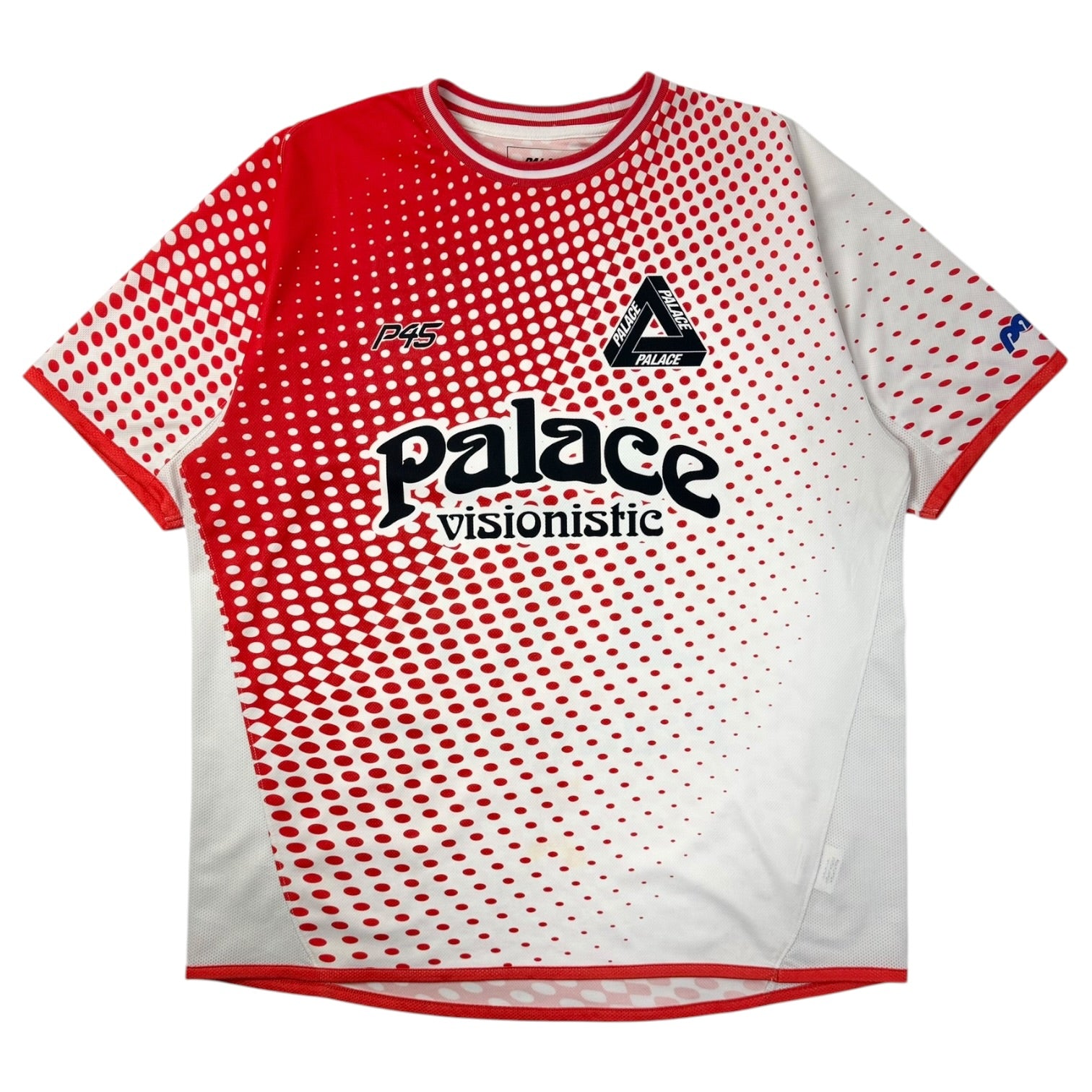 Palace Multi Option Footie Jersey White/Red (SS20)
