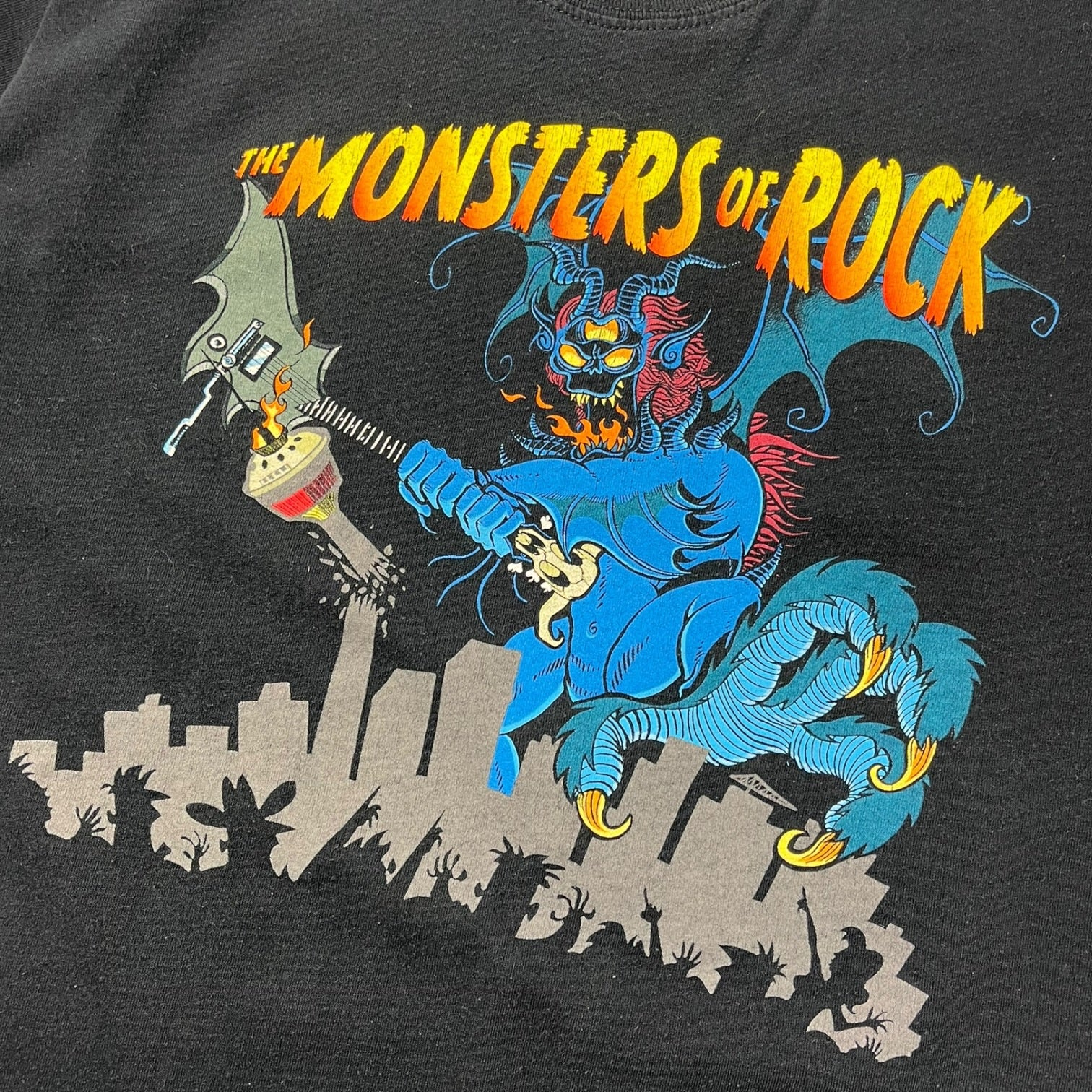 2008 The Monsters of Rock Ozzy Osbourne Band T-Shirt