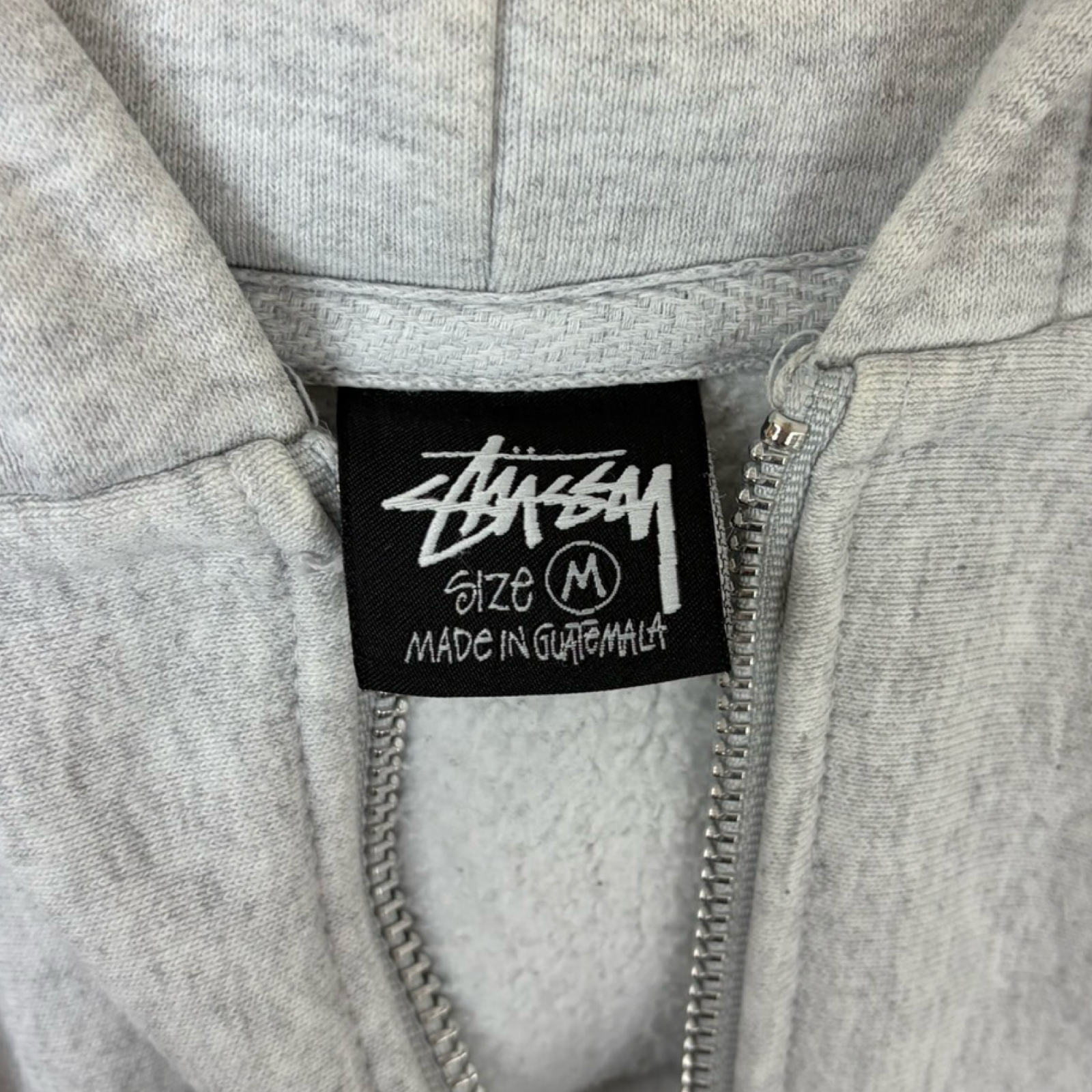 Stussy Basic Zip Hoodie Grey