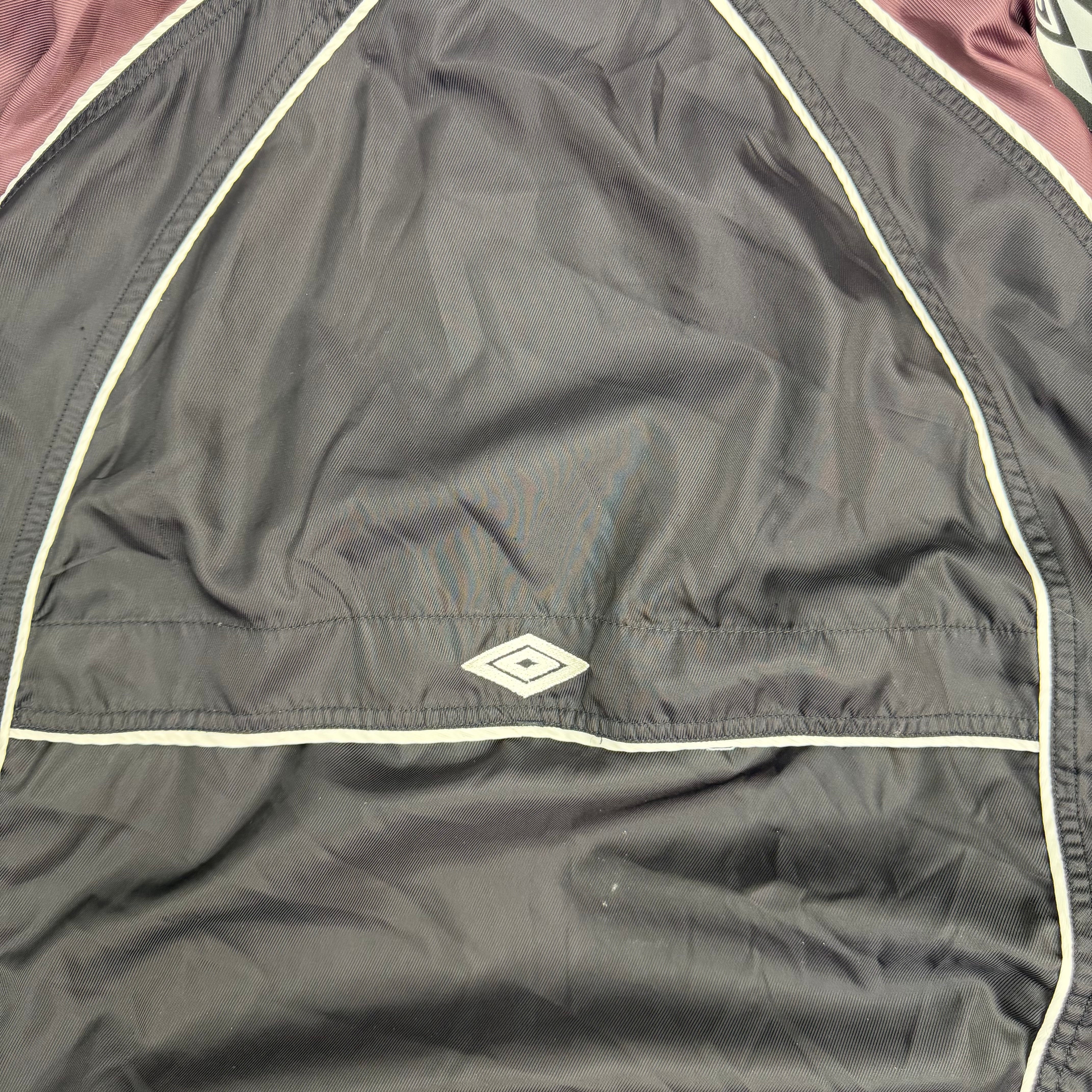 Vintage Umbro Sleeve Logo Track Jacket Black