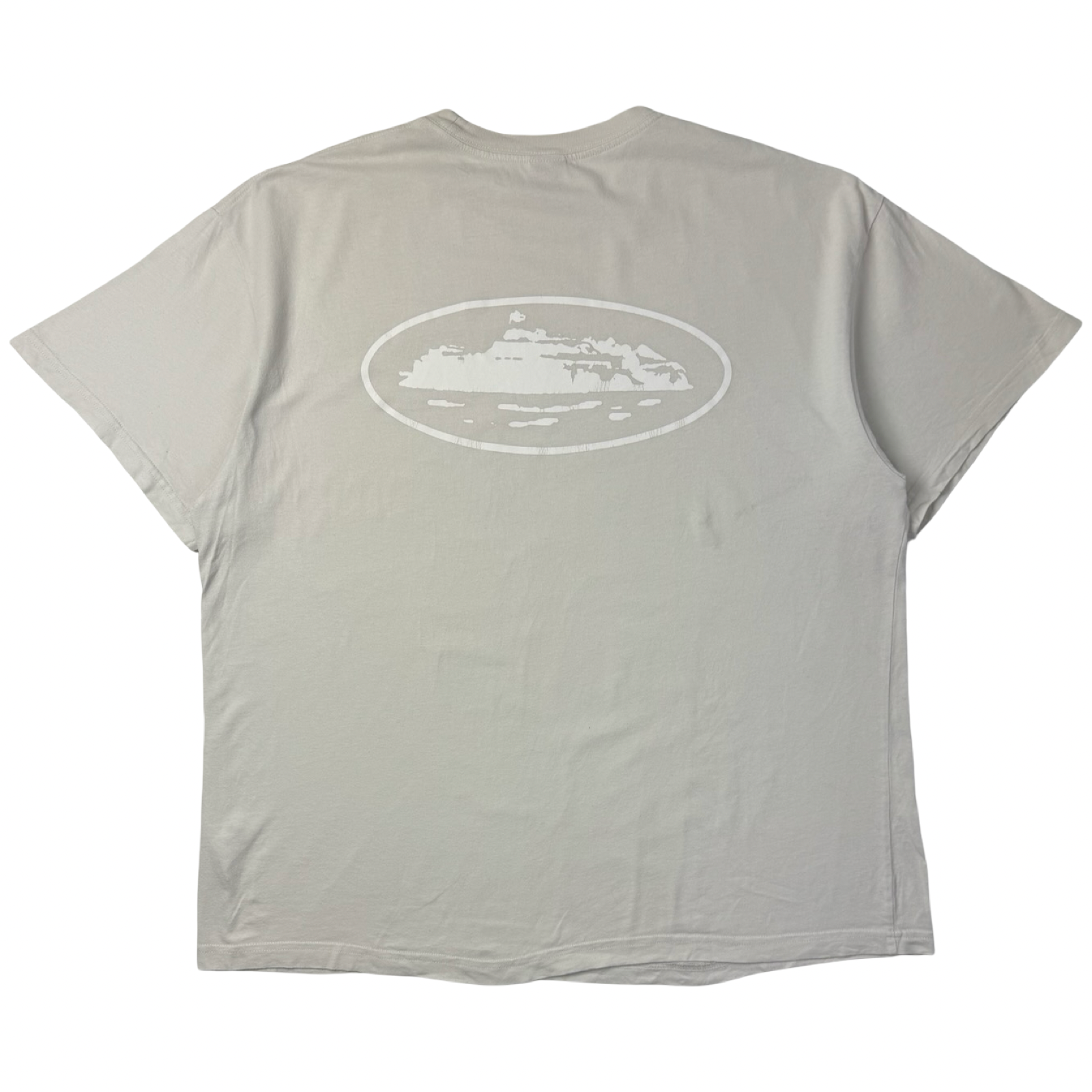 Corteiz Alcatraz Logo Tee Dark Cream