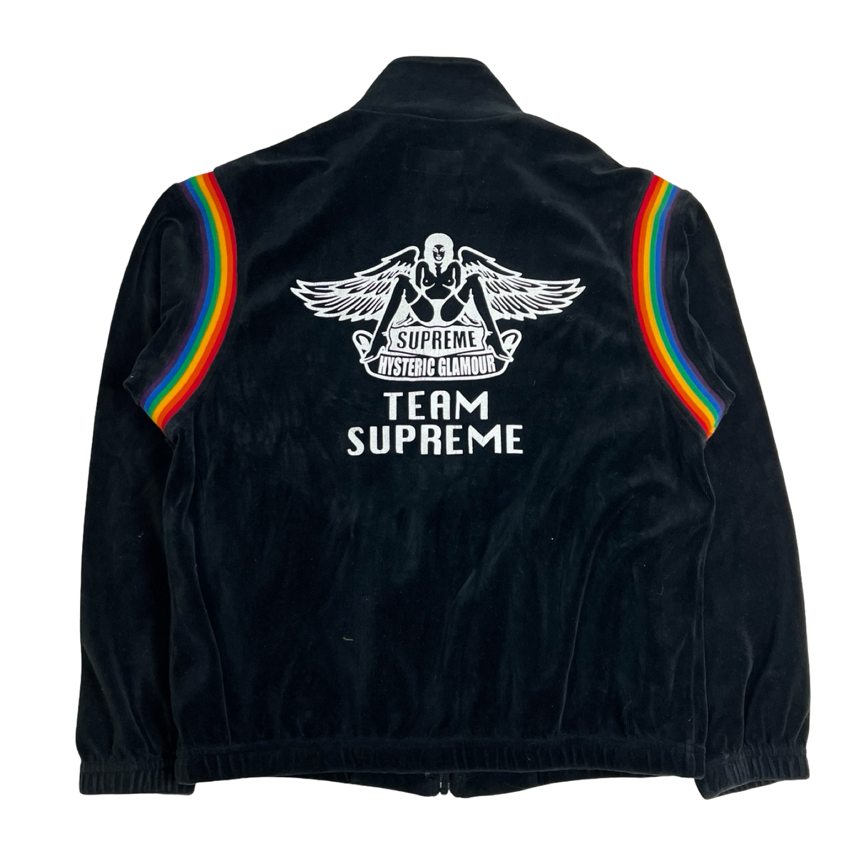 Supreme x Hysteric Glamour Velour Track Jacket Black