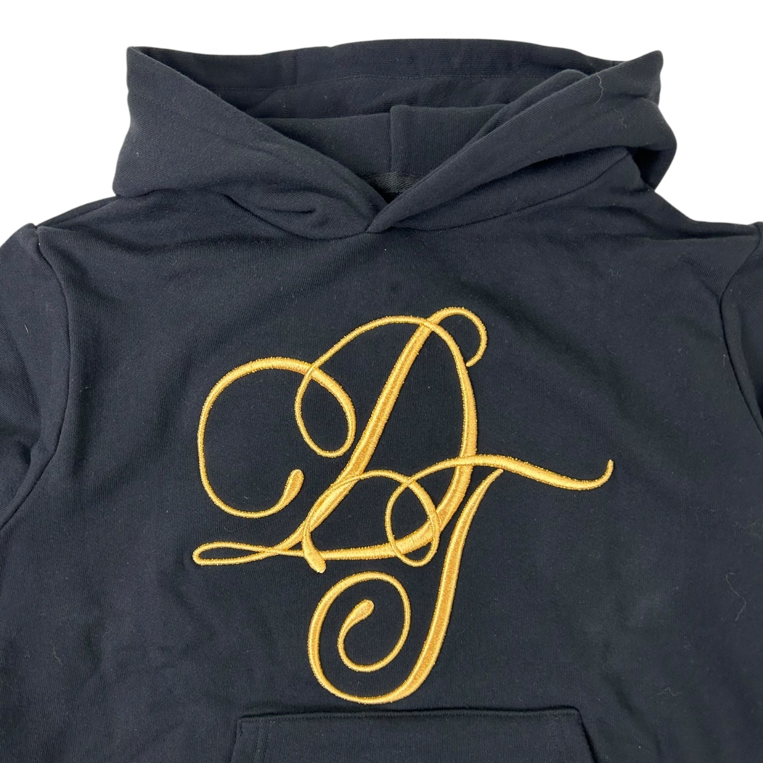 Denim Tears DT Script Hoodie Black