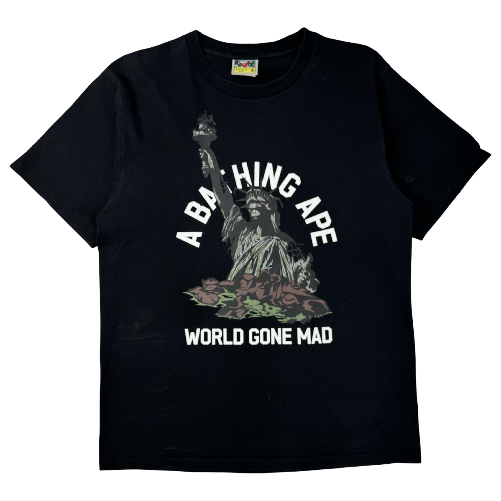 BAPE Statue Of Liberty T-Shirt Black