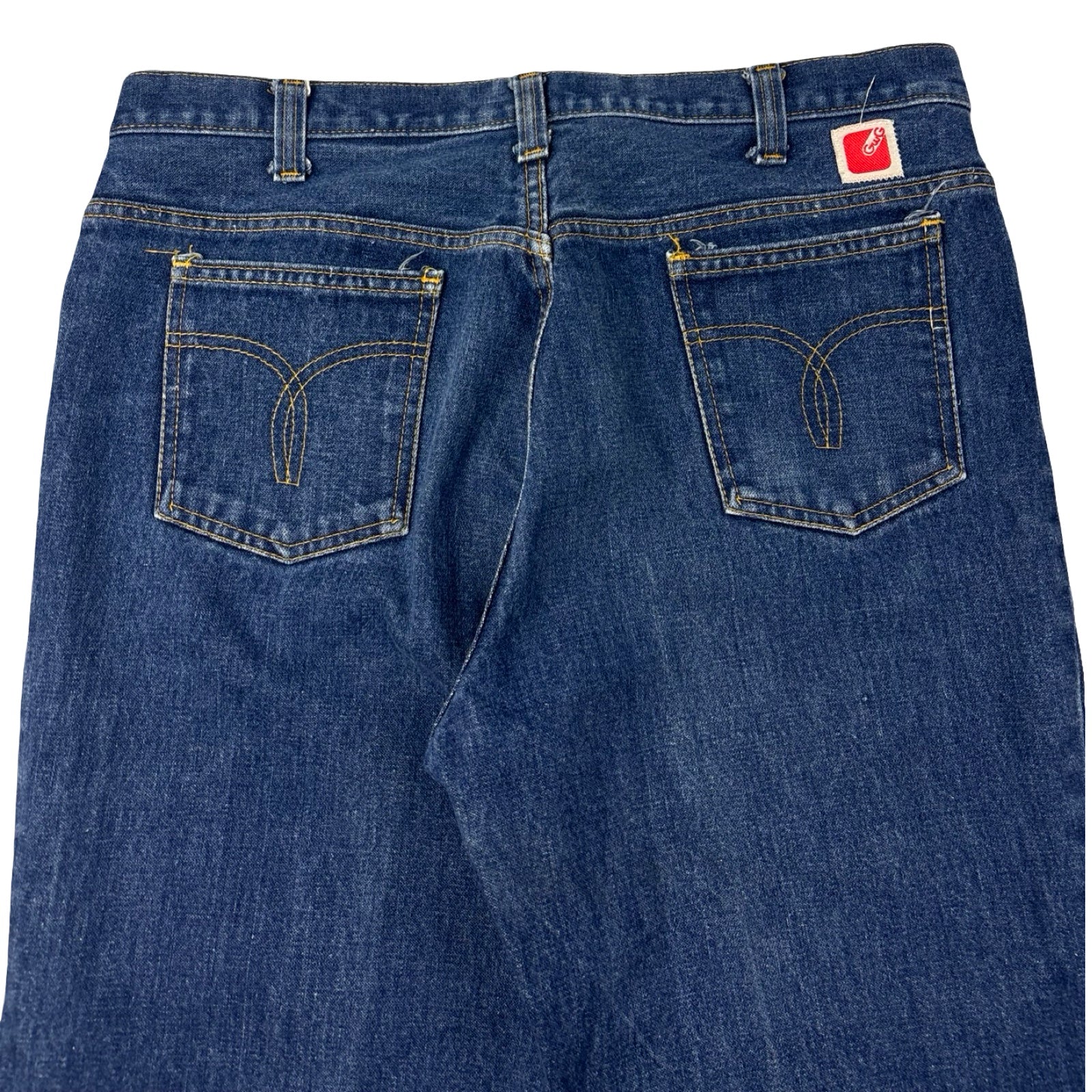 Vintage GWG Great Western Garment Co. Navy Wash Boot-Cut Jean