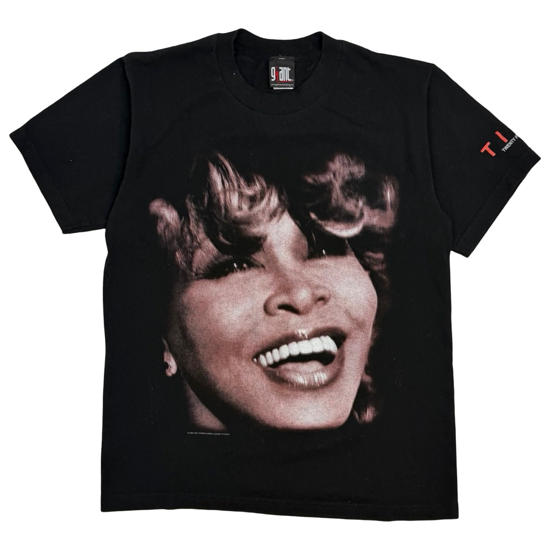1999 Tina Turner Twenty Four Seven Tee Black