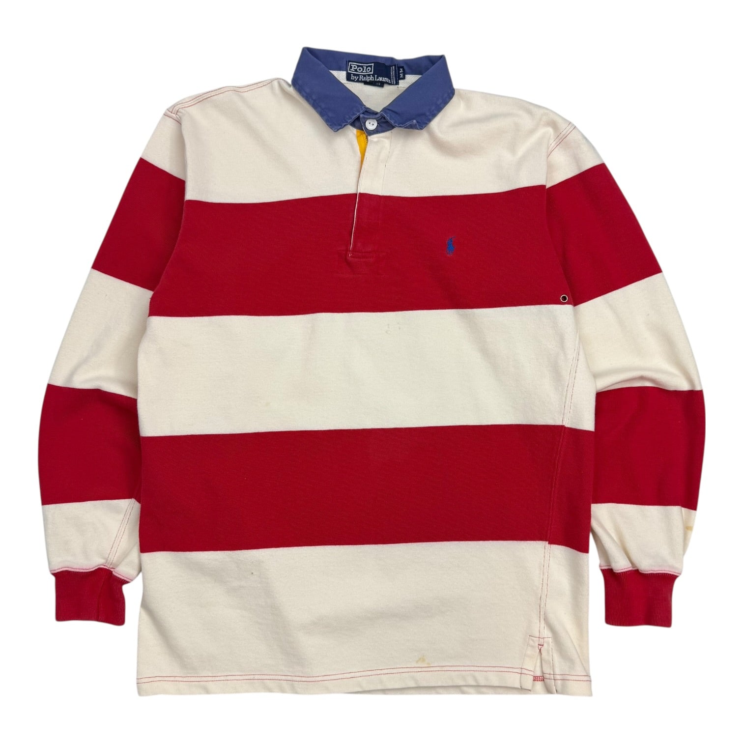 Vintage Polo Ralph Lauren Rugby Polo White/Red