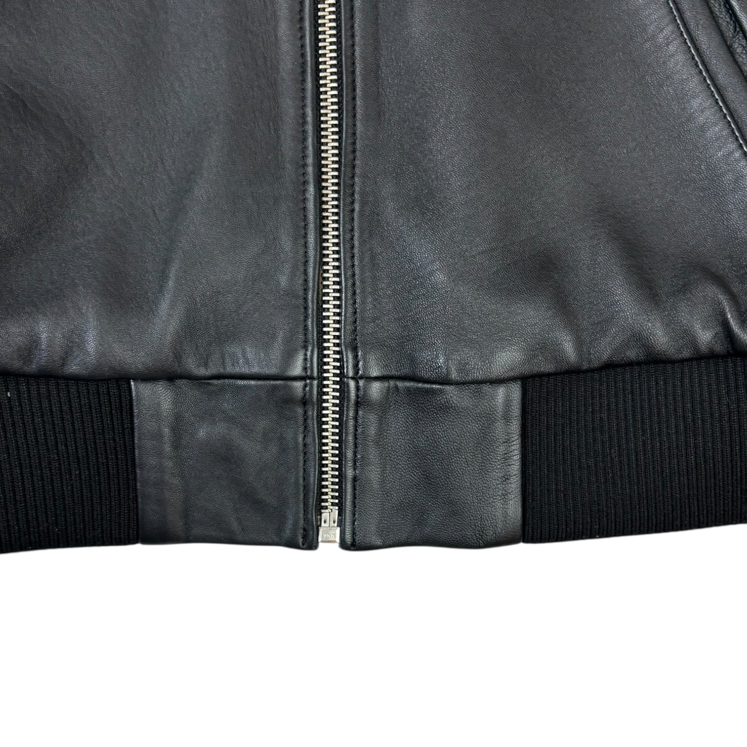 Stussy SS Link Leather Bomber Jacket Black
