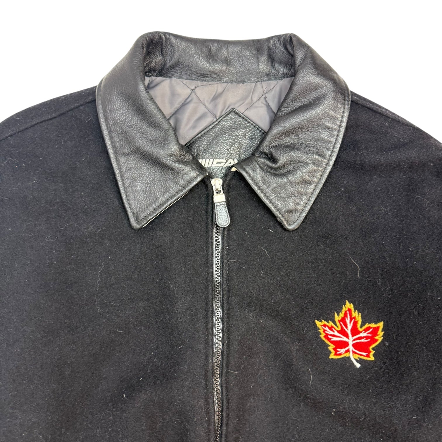 Vintage Canada Letterman Jacket Black/Cream