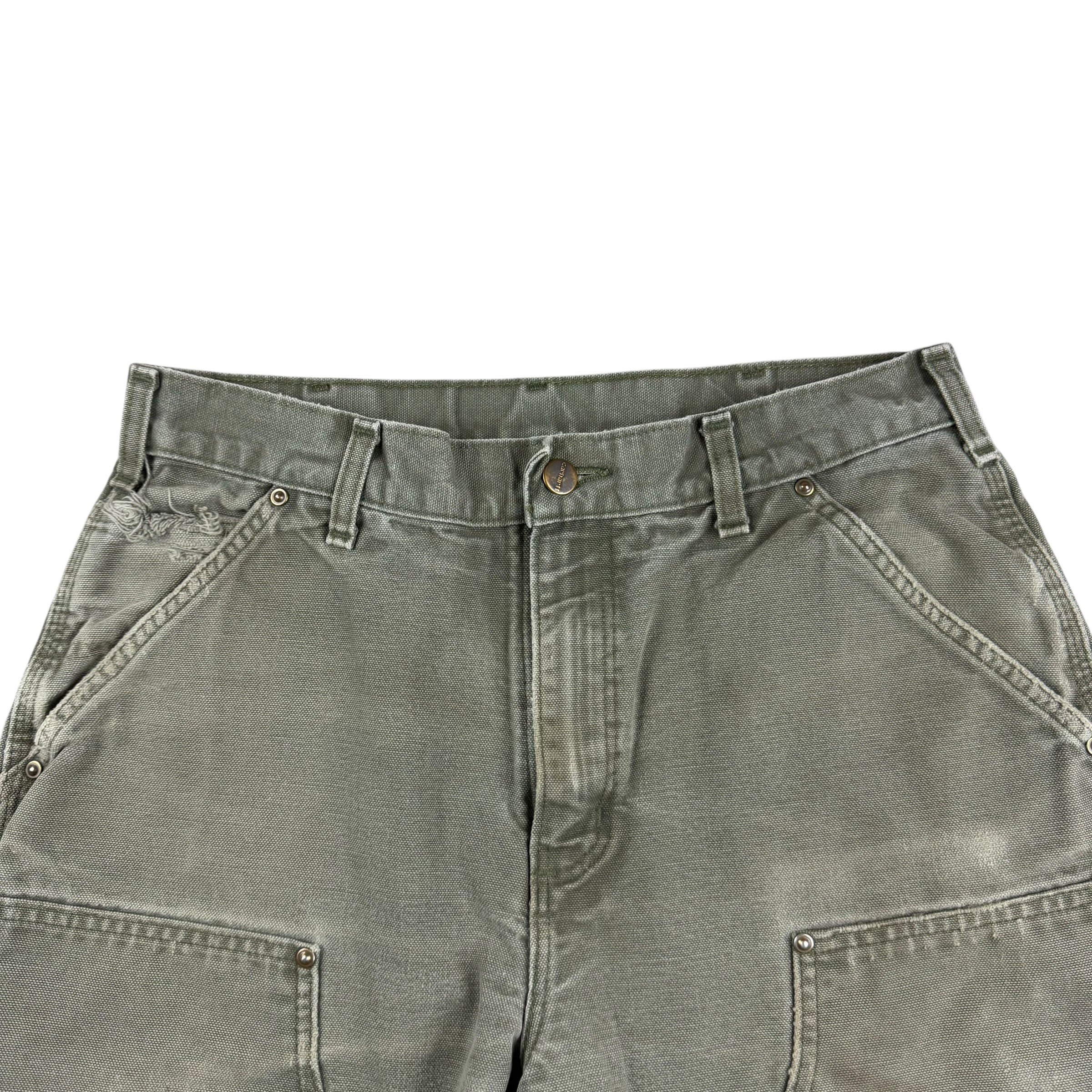Vintage Carhartt Double Knee Pants Green