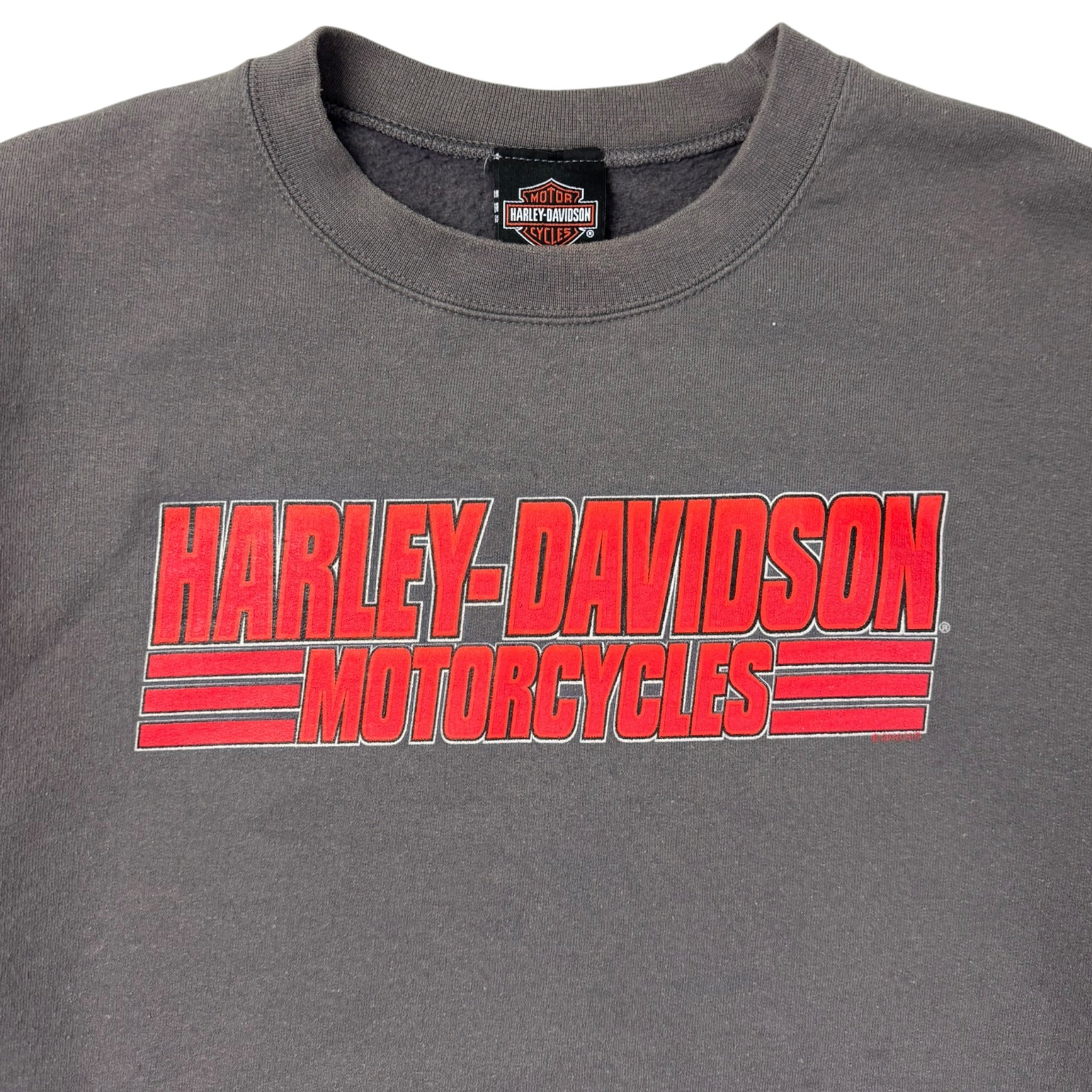 Harley Davidson Calgary Alberta Crewneck Grey