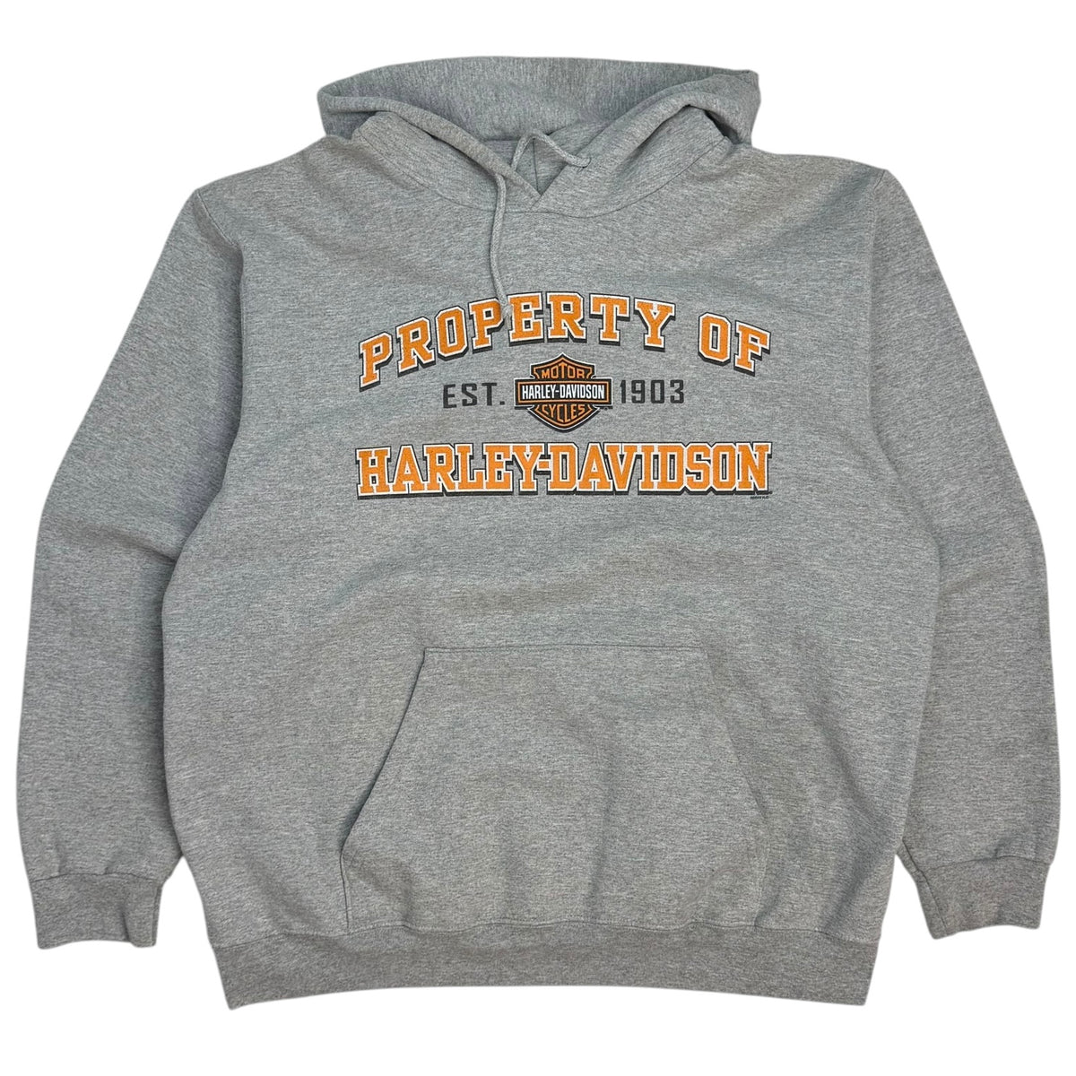Vintage Harley Davidson Las Vegas Hoodie Grey