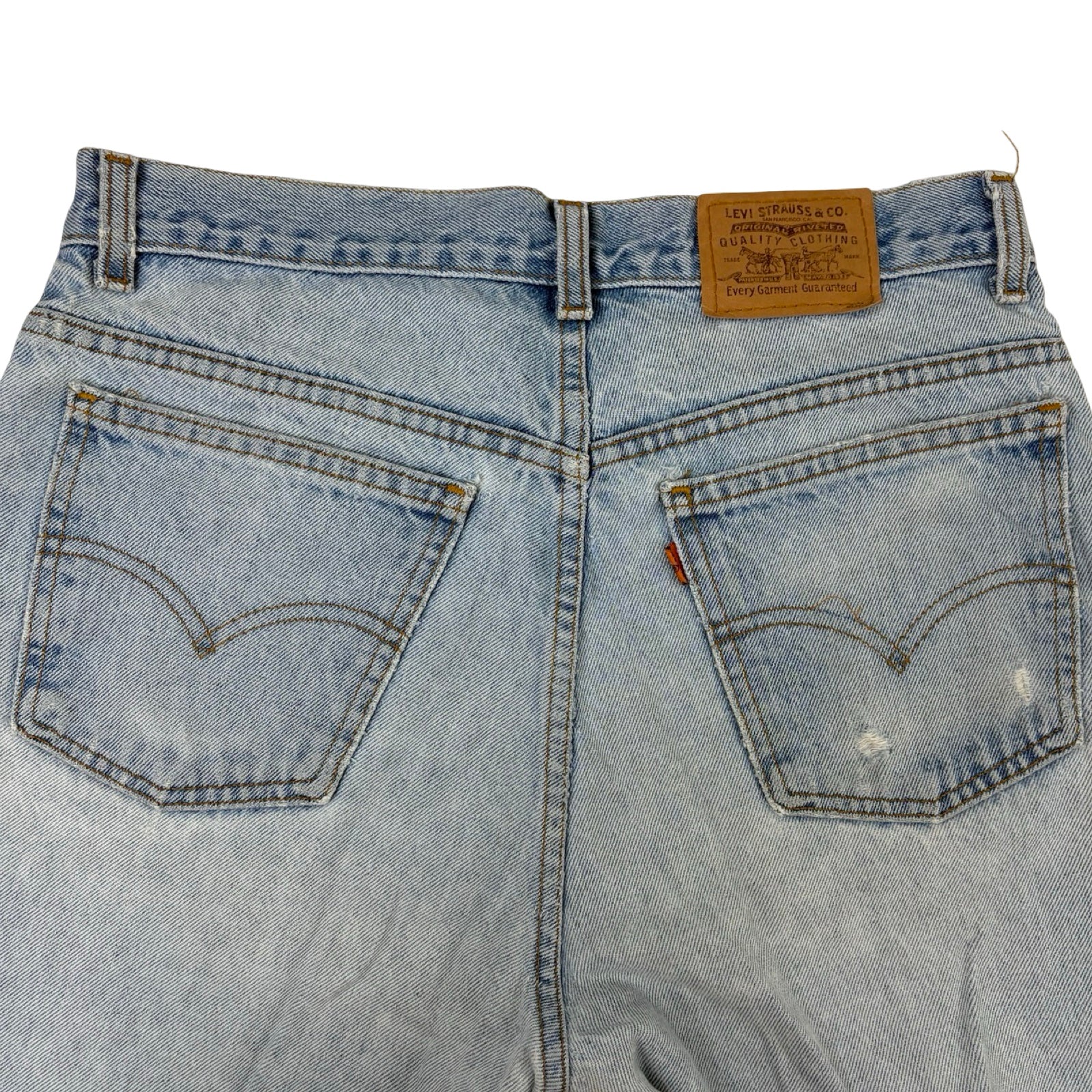 Vintage Levi’s Orange Tab Distressed Light Wash Denim