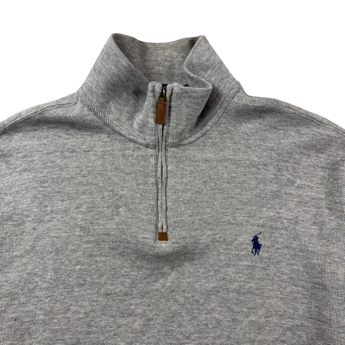 Vintage Polo Ralph Lauren Quarter Zip Sweater Grey