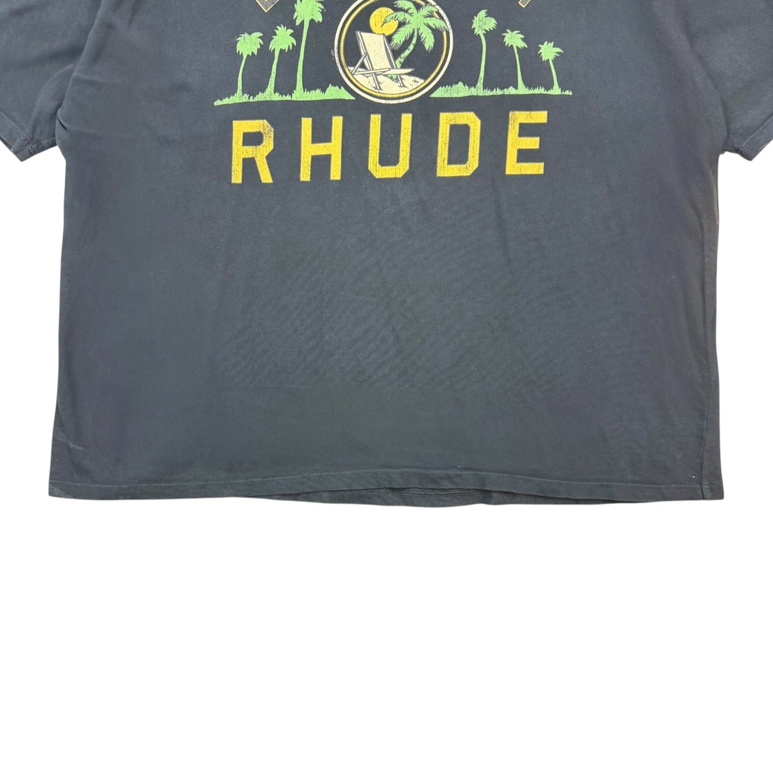 Rhude Palmera Tee Vintage Black
